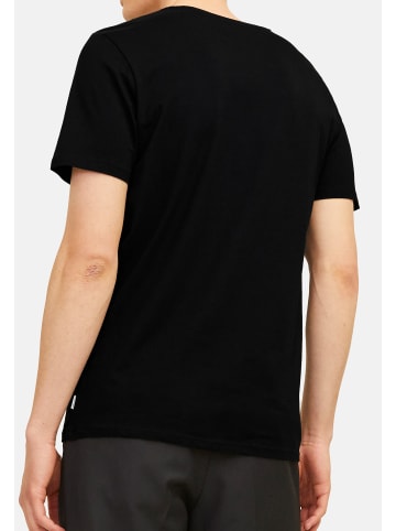 Jack & Jones Unterhemd / Shirt Kurzarm Jacbasic in Schwarz