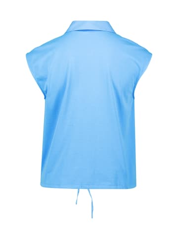 Zero  Bluse mit Bindeband in Ocean Blue