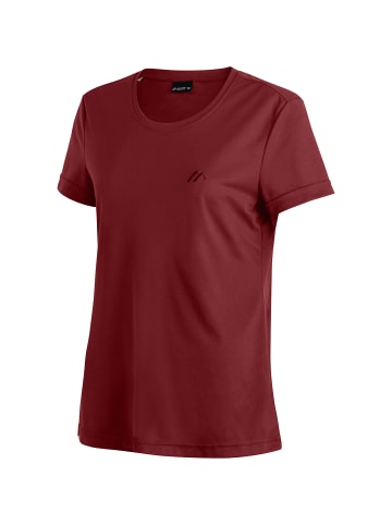 Maier Sports T-Shirt Waltraud H/S in Rot4541