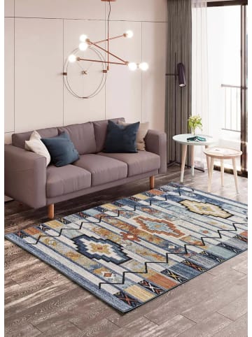 Atticgo Kurzflor-Teppich MABEL in mehrfarbig