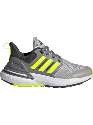 adidas Performance Laufschuhe RapidaSport K in grey two-lucid lemon-grey three