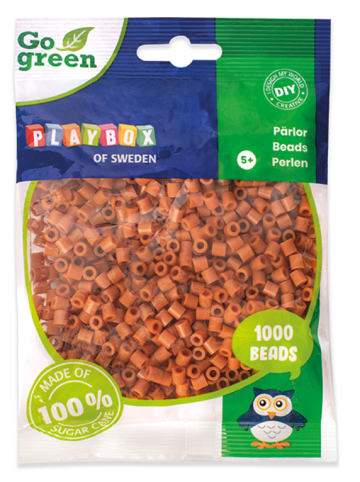 Playbox Bügelperlen Go green Midi 1000 Stk. hellbraun - ab 5 Jahren