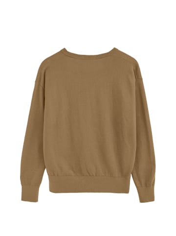 Polo Club Pullover WOMAN RIGBY GO V WOOL W IO LONG SLEEVE REGULAR FIT in Karamell Vigore