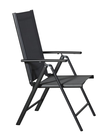ebuy24 Gartenstuhl Kelly Schwarz 55 x 68 cm