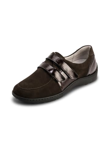 VITAFORM Nubukleder Halbschuhe in dunkelbraun