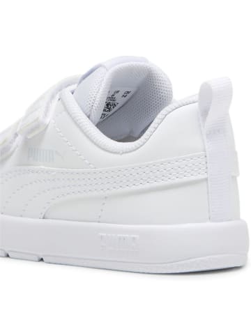 Puma Kinder Sneaker "Courtflex V3 V Inf" in Weiß