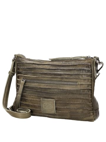 FREDs BRUDER Riffel Crossbag - Umhängetasche 27 cm (toffee) in khaki green