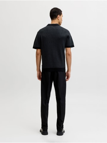 Jack & Jones Gestricktes Polo in Black