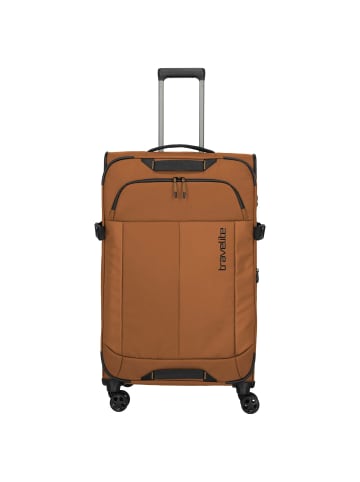 travelite Briize - 4-Rollen-Trolley L 78 cm erw. (curry) in curry