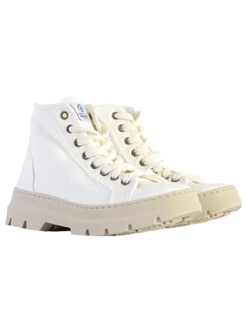 natural world Bota Enzimatica – Hohe Schnür-Sneaker Weiß