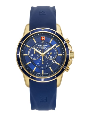 Swiss Alpine Military by Grovana Analoguhr für Herren in blau