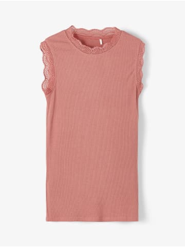 name it Mädchen Top mit Spitzendetails in Rosa