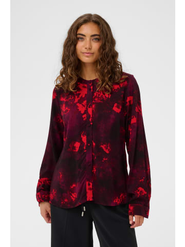 CULTURE Langarm-Bluse CUelsie Relaxed fit in Red Flower