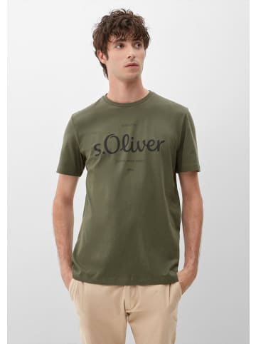 s.Oliver T-Shirt kurzarm in Olive