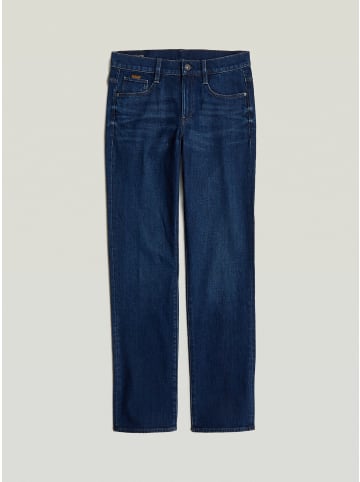 G-Star Raw Strace Straight Jeans worn in aster blue