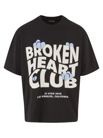 2Y Studios 2Y Studios Herren 2Y Broken Heart Club Oversize Tee in black