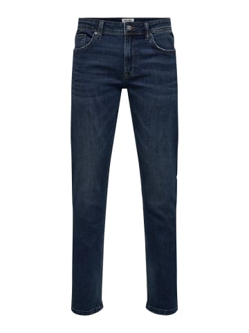 Only&Sons Regular Fit Jeans Straight Denim Stretch Pants ONSWEFT in Dunkelblau