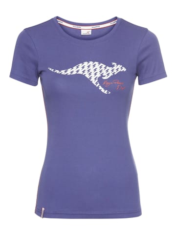 Kangaroos Kurzarmshirt in marine