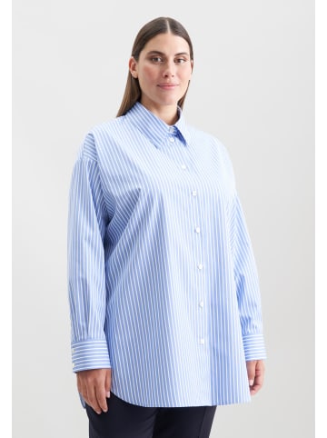Seidensticker Hemdbluse Oversized in Mittelblau