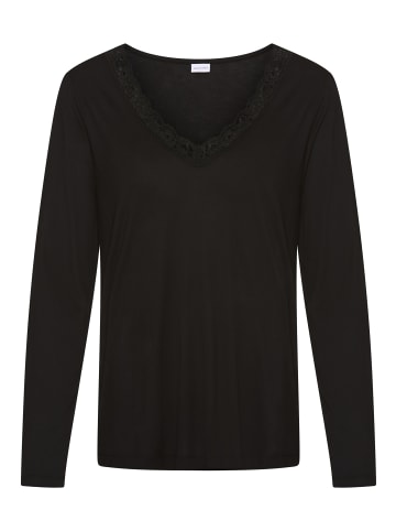 LASCANA Pyjamaoberteil in schwarz