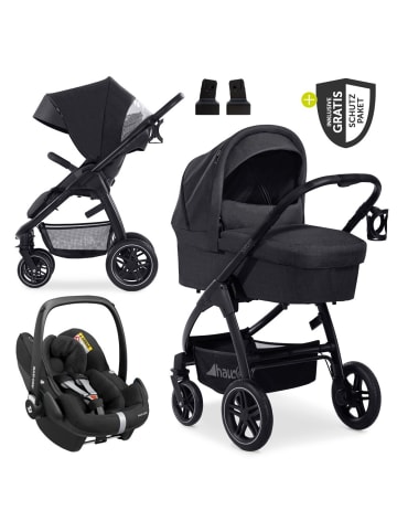 Hauck 3in1 Kinderwagen-Set Saturn R Trio Set inkl. in schwarz