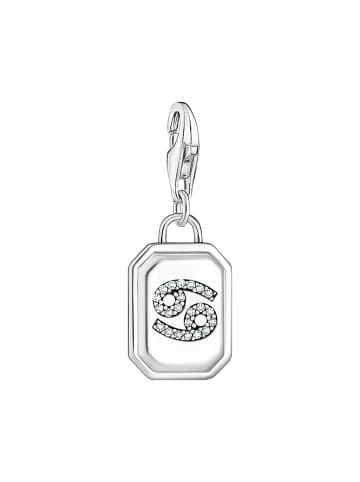 Thomas Sabo Charm-Anhänger Sternzeichen Krebs in silber, weiß
