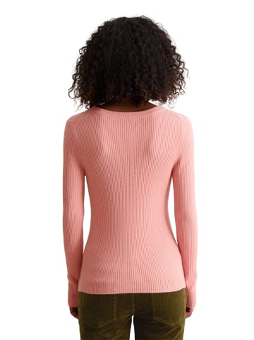 Marc O'Polo DENIM Rippstrick-Pullover slim in Rose Powder