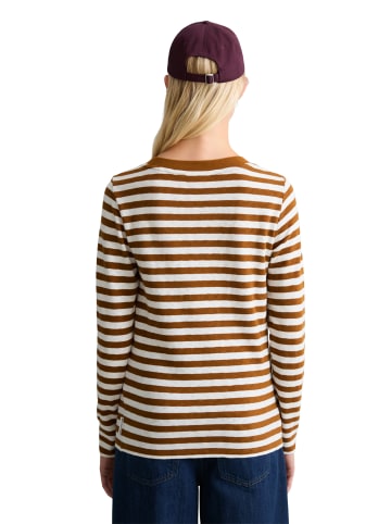 Marc O'Polo DENIM Longsleeve regular in Medium Brown