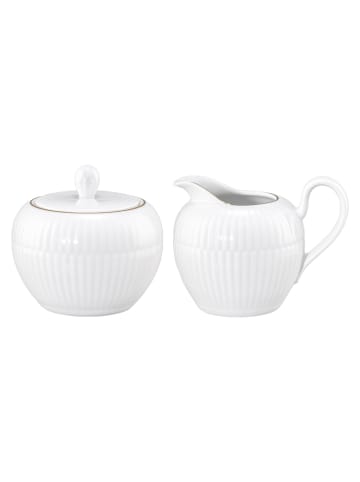 Seltmann Weiden 2er Set Milch- & Zucker-Set Amina in weiß-gold