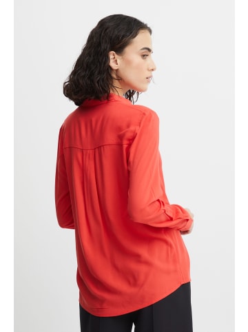 ICHI Langarmbluse IHMAIN SH - 20114546  Feminine Bluse in Rot