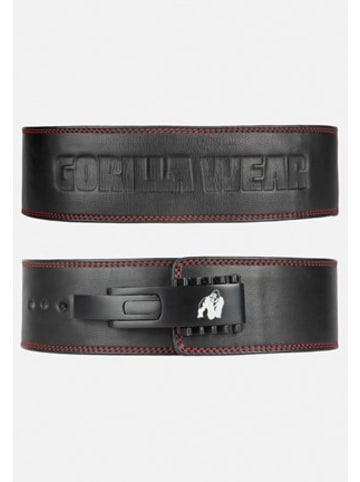 Gorilla Gorilla Wear 4 Zoll Premium Leder Hebel Gürtel - schwarz