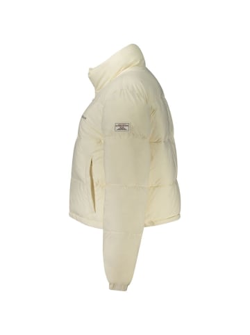 Guess Jeans Weiße recycelte Polyester-Jacke