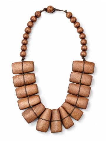 collezione alessandro Kurze Kette " Emma " in braun