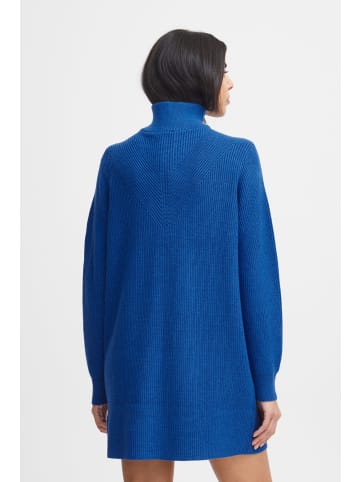 b.young Strickpullover BYMILO HAFLZIP TUNIC - 20813523 in blau