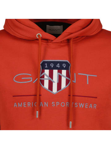 Gant Sweatshirt in Rot (Maple Fire)