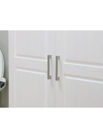 ebuy24 Kleiderschrank Magnus Weiß 190 x 55 cm