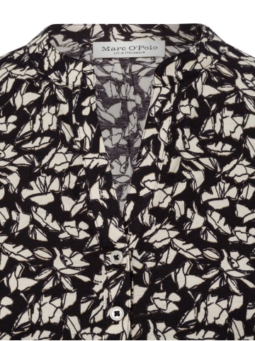 Marc O'Polo Bluse in schwarz ecru