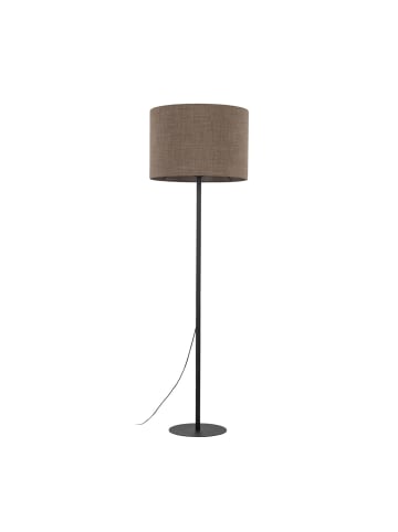 Licht-Erlebnisse Stehlampe Ø 50 x (H)165 cm in Schwarz Braun