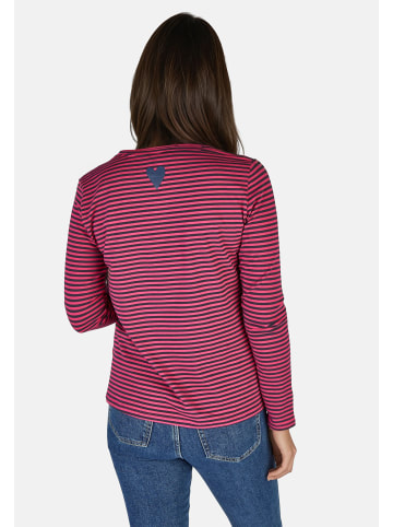 Salzhaut Rundhalspullover für Damen in marineblau