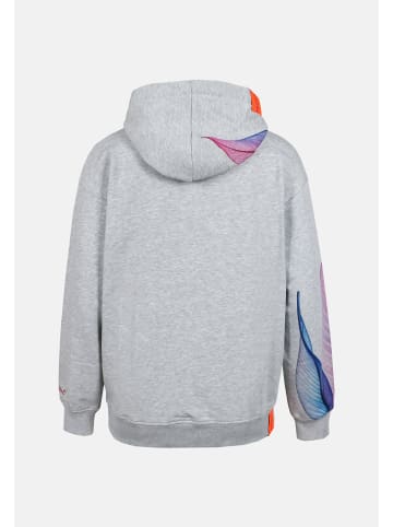 Salzhaut Hoodie WANNERUP in Grey Melange