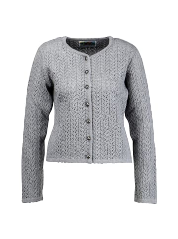 Berwin Strickjacke mit Ajourmuster
