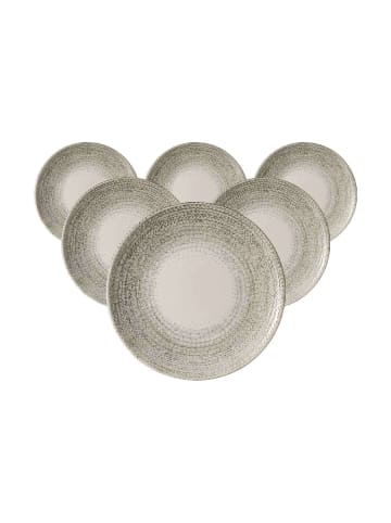 Ritzenhoff & Breker 6er Set Dessertteller Rimini ø 20,5 cm in grau