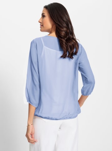 WITT WEIDEN Bluse in bleu-bedruckt
