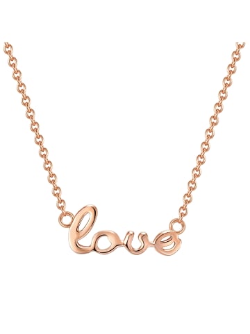 Glanzstücke München Halskette love Sterling Silber in roségold