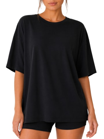 Reichstadt Damen Oversized T-Shirt in Black