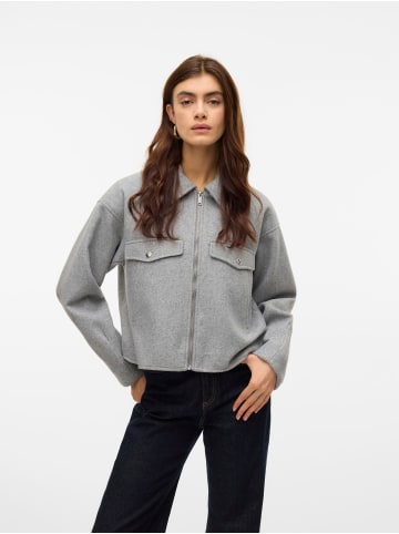 Vero Moda Jacke in Light Grey Melange