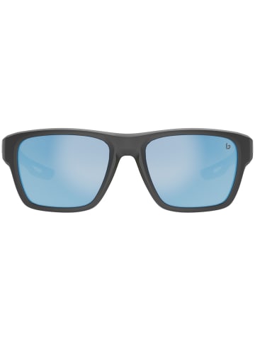 Bollé Sportbrille AIRDRIFT in black matte acid - sky blue polarized