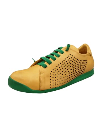 Cosmos Comfort Komfort Schnürschuhe in Gelb