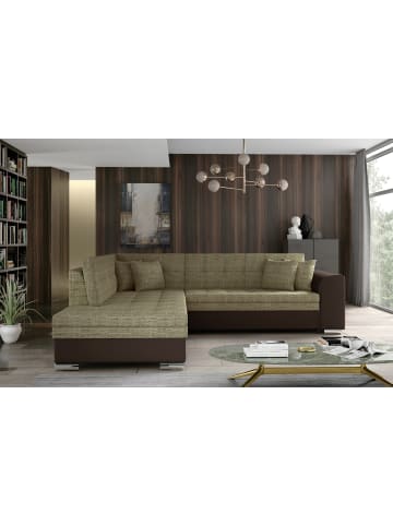 MF Design Piri Recamiere Links in Beige -  (L) 260 x (B) 260 x (H) 78 cm