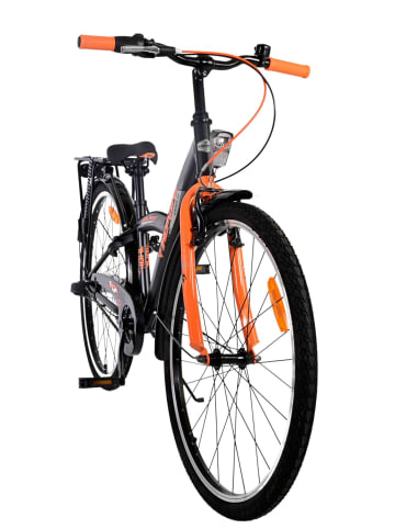 Volare Kinderfahrrad Thombike für Jungen 26 Zoll Kinderrad in Schwarz Orange 9 Jahre